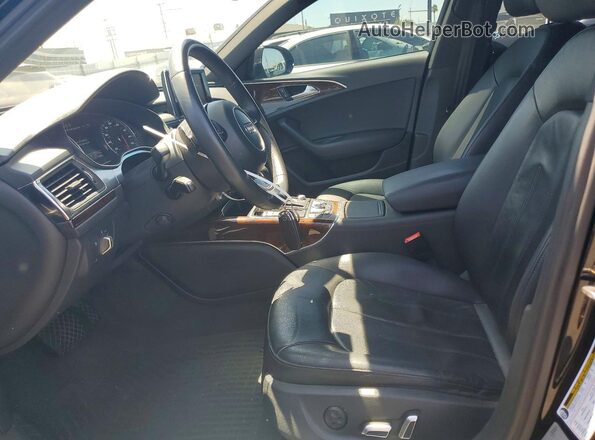 WAUD8AFC2JN054953 2018 AUDI A6 Black Widok wnętrza z przodu
