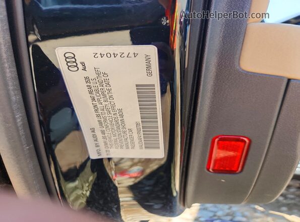 WAUDAAF41RN007051 2024 AUDI A4 Black Widok naklejki z numerem VIN