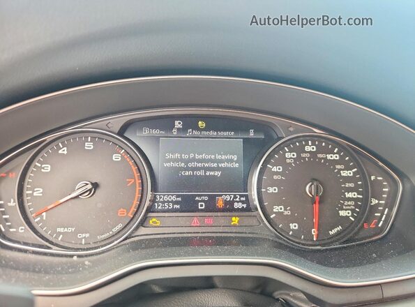 WAUDAAF47PN010761 2023 AUDI A4 Белый Вид щитка приборов