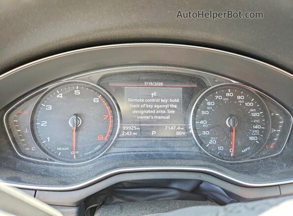 WAUDACF50MA040191 2021 AUDI A5 Black Սարքավորումների վահանակի տեսք