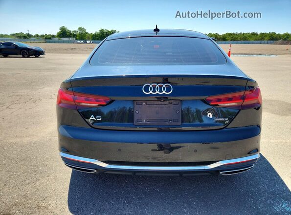 WAUDACF50MA040191 2021 AUDI A5 Black Հետևի տեսք