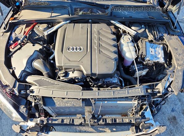 WAUDACF51RA117514 2024 AUDI A5 Blue Widok wnętrza z tyłu