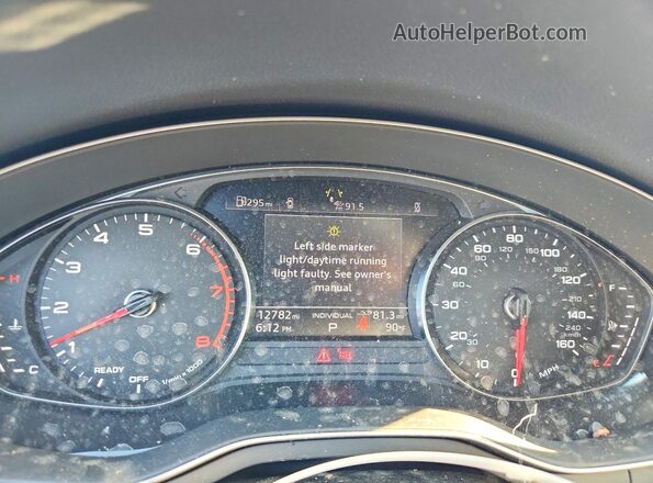 WAUDACF51RA117514 2024 AUDI A5 Blue Widok zestawu wskaźników