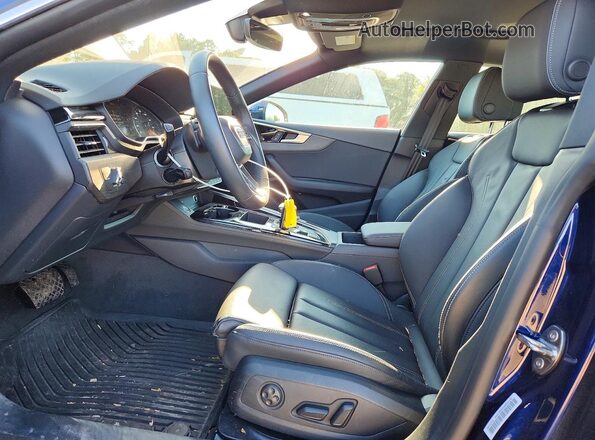 WAUDACF51RA117514 2024 AUDI A5 Blue Widok wnętrza z przodu