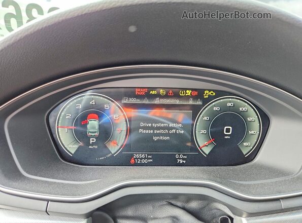 WAUDACF52RA091232 2024 AUDI A5 Black Vista del cuadro de instrumentos