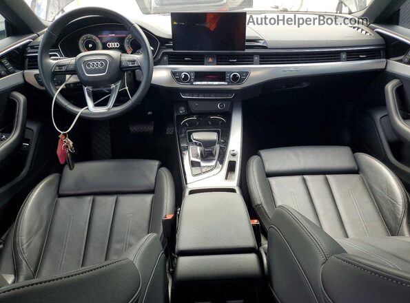WAUDACF52SA007710 2025 AUDI A5 Black Առջևի վահանակի տեսք
