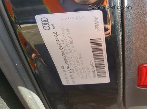 WAUDACF56MA045895 2021 AUDI A5 Black Вид підкапотного простору
