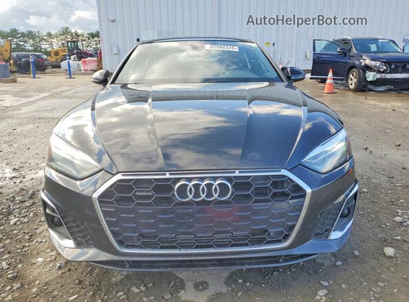WAUDACF56MA045895 2021 AUDI A5 Black Вид спереду