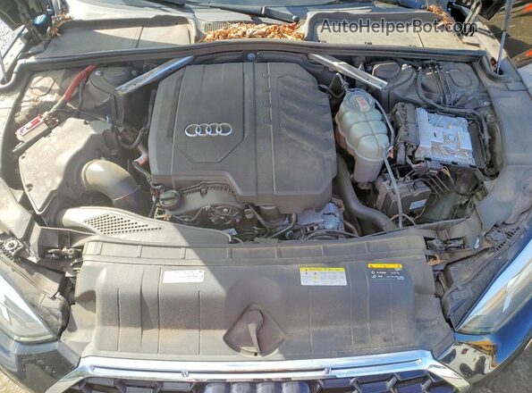 WAUDACF56MA045895 2021 AUDI A5 Black Вид задньої частини салону