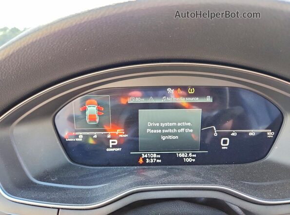 WAUDACF56SA015745 2025 AUDI A5 Серый Вид щитка приборов