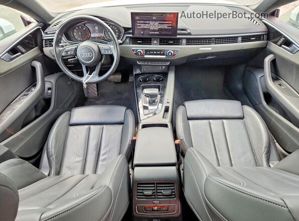 WAUDACF58MA044845 2021 AUDI A5 White Առջևի վահանակի տեսք