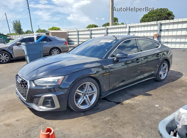 WAUDACF59MA056857 2021 AUDI A5 Black Tył lewy