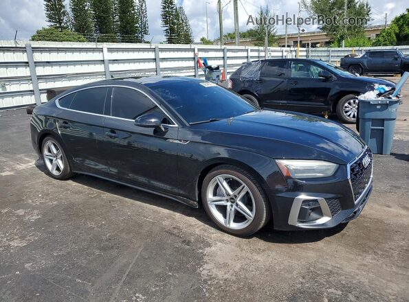 WAUDACF59MA056857 2021 AUDI A5 Black Widok wnętrza z przodu