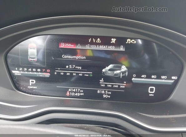 WAUDACF59SA010118 2025 AUDI OTHER Black Widok tylnych siedzeń