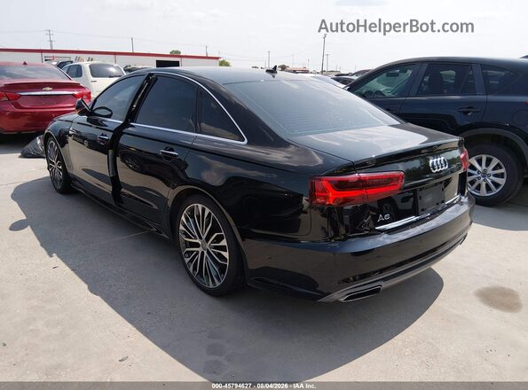 WAUDFAFC1GN169607 2016 AUDI A6 Black Tył lewy