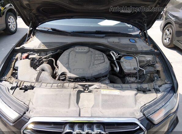 WAUDFAFC1GN169607 2016 AUDI A6 Black Widok z tyłu