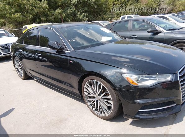 WAUDFAFC1GN169607 2016 AUDI A6 Black Widok wnętrza z tyłu
