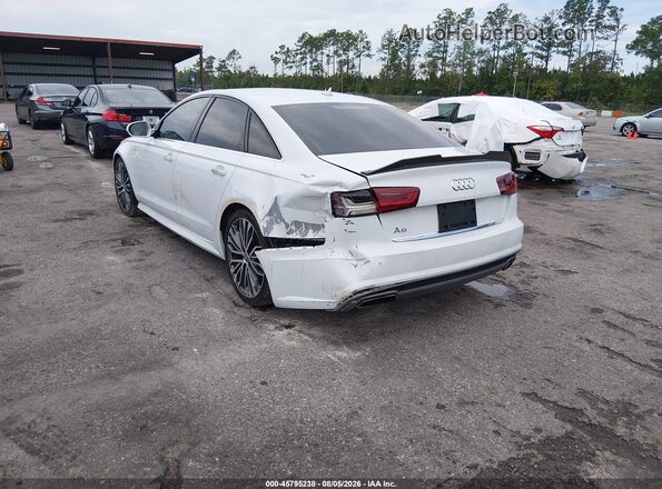 WAUDFAFC5GN169688 2016 AUDI A6 White Trasero izquierdo