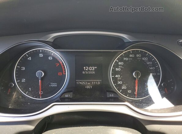 WAUDFAFL9GN009507 2016 AUDI A4 Белый Вид щитка приборов