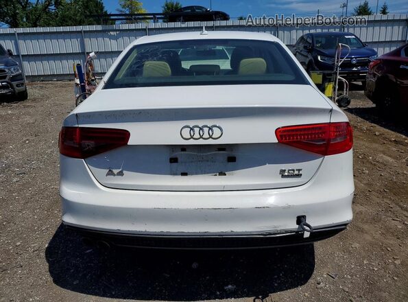 WAUDFAFL9GN009507 2016 AUDI A4 Белый Вид сзади