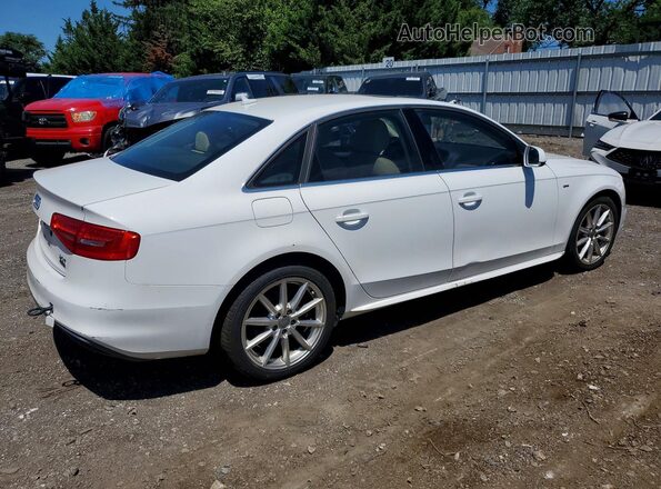 WAUDFAFL9GN009507 2016 AUDI A4 Белый Задняя правая четверть
