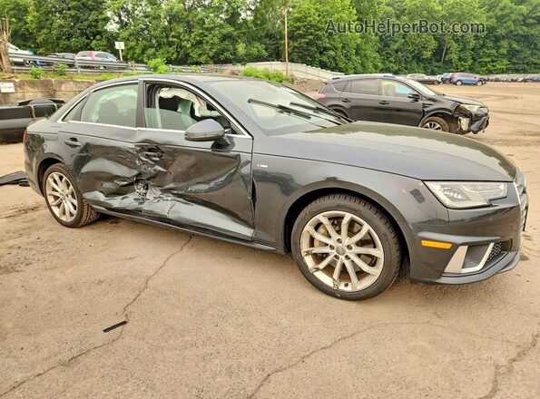 WAUDNAF40KA055917 2019 AUDI A4 Серый Передняя правая четверть