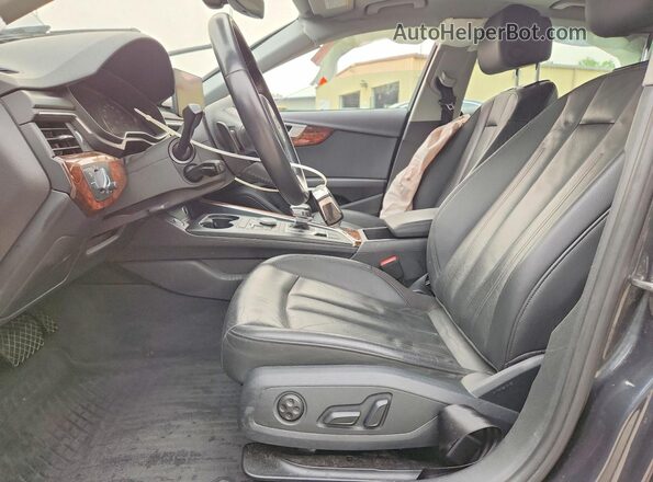 WAUDNAF40KA055917 2019 AUDI A4 Серый Вид салона спереди