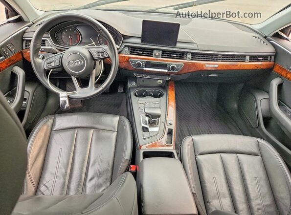 WAUDNAF40KA055917 2019 AUDI A4 Серый Вид панели приборов