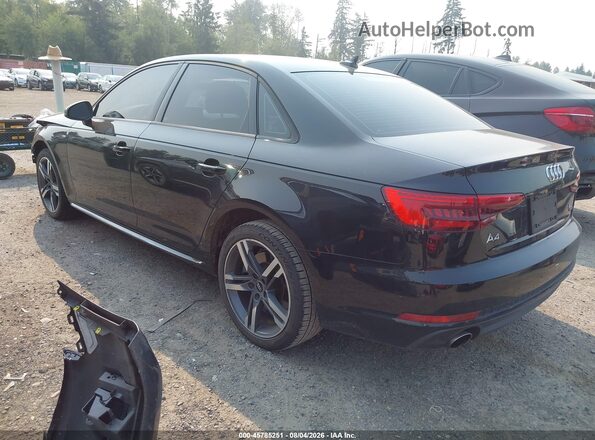 WAUDNAF41HN039100 2017 AUDI A4 Black უკანა მარცხენა