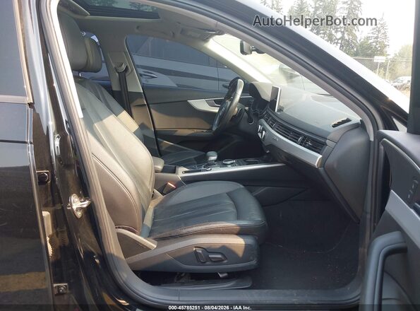 WAUDNAF41HN039100 2017 AUDI A4 Black წინა სალონის ხედი