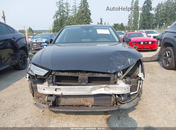 WAUDNAF41HN039100 2017 AUDI A4 Black უკანა სალონის ხედი