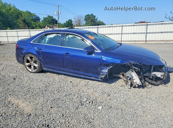 WAUDNAF41KA106292 2019 AUDI A4 Blue Przód prawy