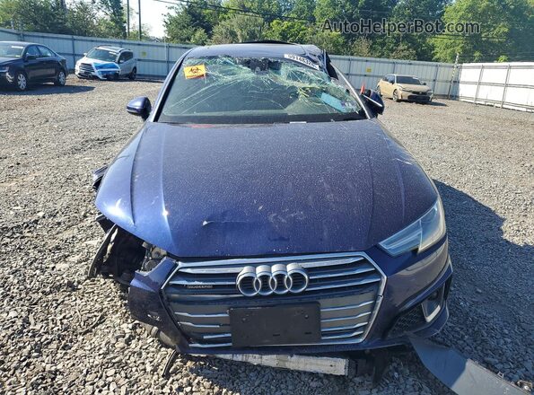 WAUDNAF41KA106292 2019 AUDI A4 Blue Widok z przodu