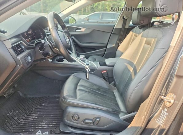 WAUDNAF42HN051983 2017 AUDI A4 Gray წინა სალონის ხედი