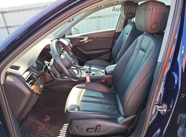 WAUDNAF42KA118371 2019 AUDI A4 Blue Սալոնի դիմացի տեսք