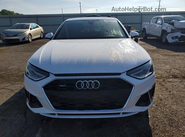 WAUDNAF42LA047058 2020 AUDI A4 White Դիմացի տեսք
