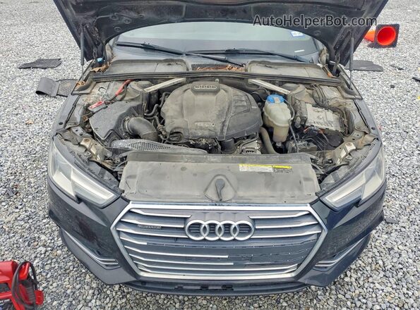 WAUDNAF43JA019282 2018 AUDI A4 Black Սալոնի հետևի տեսք