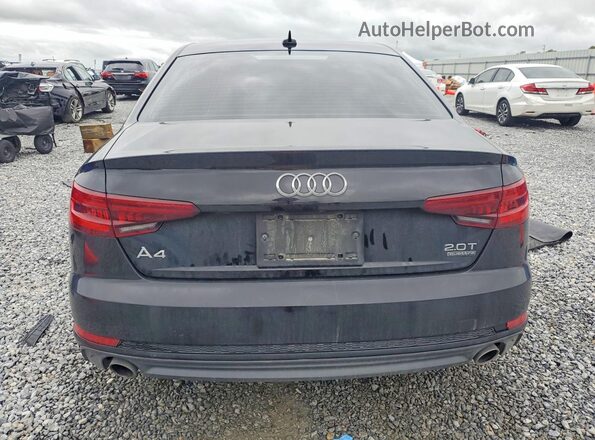 WAUDNAF43JA019282 2018 AUDI A4 Black Հետևի տեսք