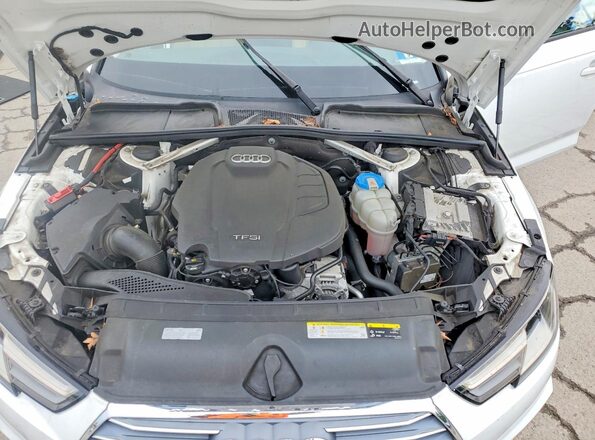 WAUDNAF43JA223841 2018 AUDI A4 Белый Вид задней части салона