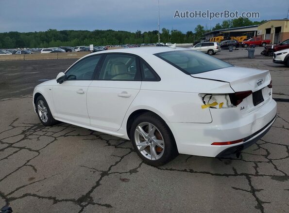 WAUDNAF43JA223841 2018 AUDI A4 Белый Задняя левая четверть