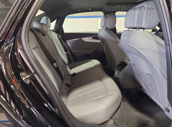 WAUDNAF43KA115463 2019 AUDI A4 Black Vista de los asientos traseros
