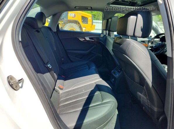 WAUDNAF45KA016238 2019 AUDI A4 Белый Вид задних сидений