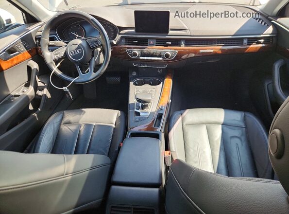 WAUDNAF45KA016238 2019 AUDI A4 Белый Вид панели приборов