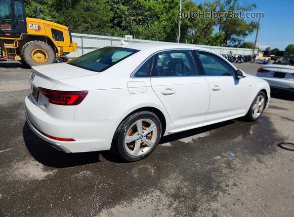 WAUDNAF45KA016238 2019 AUDI A4 Белый Задняя правая четверть