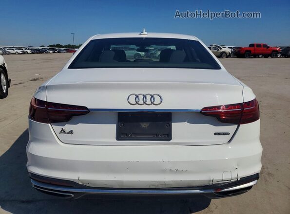 WAUDNAF45LA042551 2020 AUDI A4 White უკანა ხედი