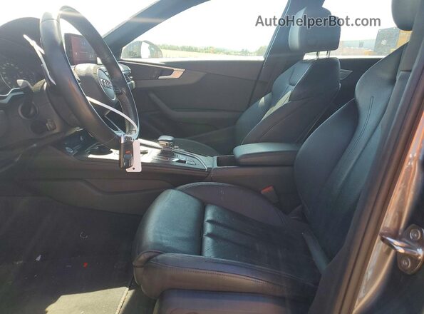 WAUDNAF46KN018699 2019 AUDI A4 Silver წინა სალონის ხედი