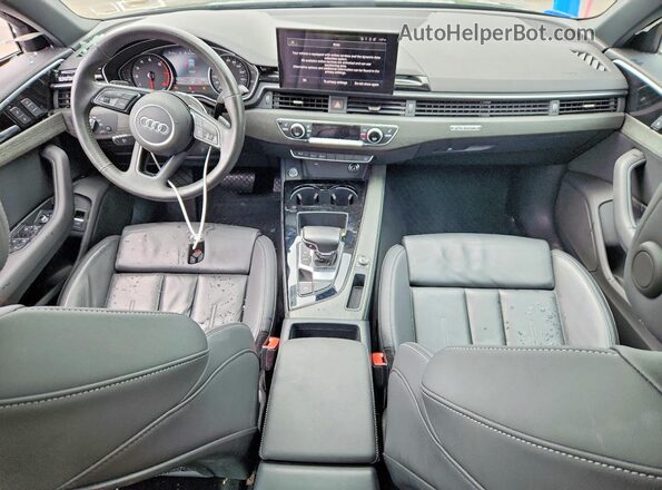 WAUDNAF46LN009468 2020 AUDI A4 Black Вид панелі приладів