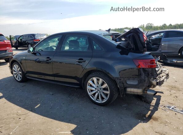WAUDNAF49JA072181 2018 AUDI A4 Black უკანა მარცხენა