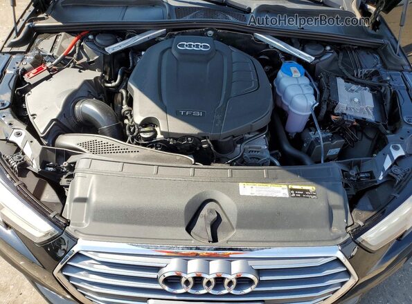 WAUDNAF49JA072181 2018 AUDI A4 Black უკანა სალონის ხედი