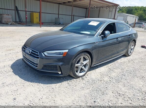 WAUDNCF55JA034418 2018 AUDI A5 Gray Vista tres cuartos delantera izquierda